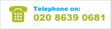 Call us on 020 8639 0681